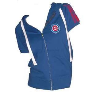  Womens Chicago Cubs Multimedia Short Sleeve Hoodie: Sports 