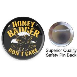   BADGER DONT CARE 3 Pin back Button Made in USA 