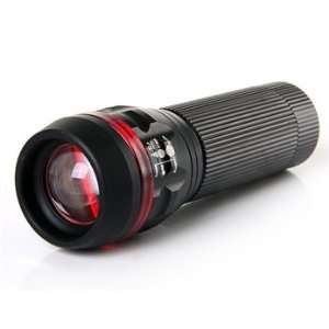  3w Q3 3 mode LED Flashlight with Strap (Black): Sports 