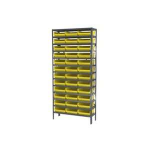   Bin System, Shelving with 30150 Yellow bins