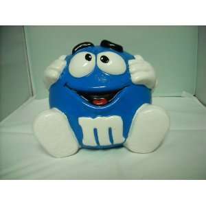 M&Ms Blue Mini Character Cookie Or Candy Jar New Without 