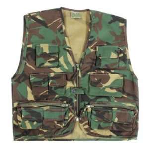   Kids Army Camouflage Multi Pocket Vest   Age 13 14 Yrs: Toys & Games
