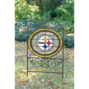  PITTSBURGH STEELERS Team Logo STAINED GLASS YARD SIGN (20 