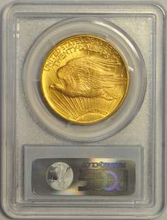 1924 St Gaudens $20 Gold Double Eagle PCGS MS64  