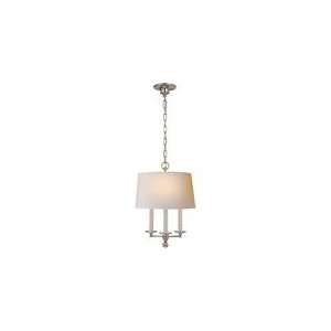 Studio Sandy Chapman Classic Candle Hanging Light in Polished Nickel 