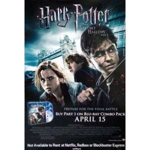  Harry Potter and the Deathly Hallows, Part 1 Movie Poster 
