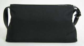 AUTH COACH Black Shoulder Baguette Handbag  