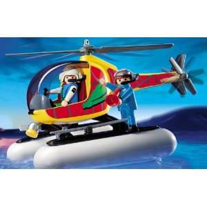  Playmobil 3220/5749 Helicopter with Utility Floats Toys 