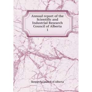   Research Council of Alberta. 1 Research Council of Alberta Books