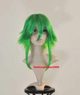 VOCALOID ~GUMI~ MEGPOID GREEN COSTUME COSPLAY PARTY WIG  