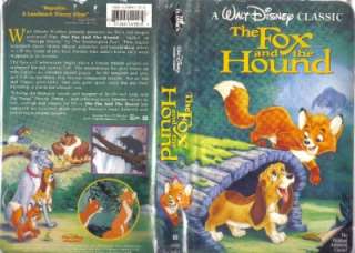 VHS: DISNEYS FOX AND THE HOUND..CLASSIC COLLECTION#  
