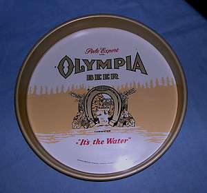 PALE EXPORT OLYMPIA BEER 1972 ADVERTISING SERVING TRAY  