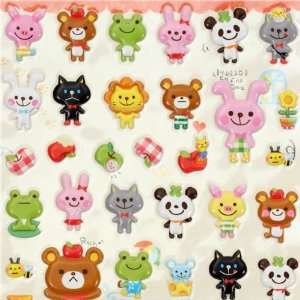  cute animals sponge sticker Q Lia from Japan: Toys & Games