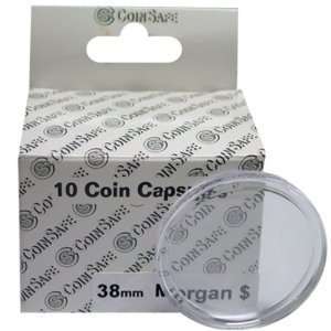   : CoinSafe Capsules for Large Dollars, box of 10 (38mm): Toys & Games