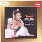 CD Puccini TOSCA conductor James Levine w Renata Scotto Placido 