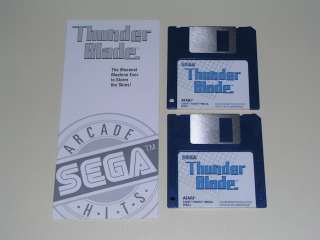 Disks & Manual   Thunder Blade   Atari 520ST/1040ST  