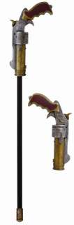 STEAMPUNK PISTOL HANDLE SWAGGER STICK WALKING CANE VICTORIAN DISPLAY 