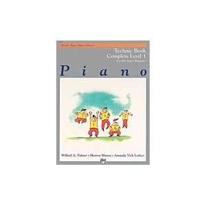  Alfreds Basic Piano Course Technic Book Complete Book 1 