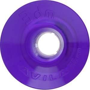  3dm Avila 75mm 77a Clear.purple Clear Skate Wheels: Sports 