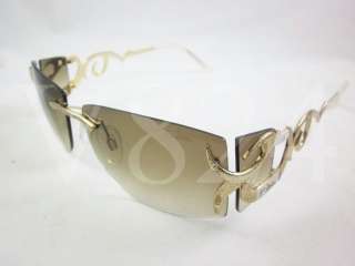 CAZAL Vintage LEGEND Sunglasses Gold White Frame / Brown Gradient 9019 