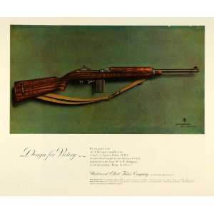   Carbine Caliber .30 M 1 Rifle Victory   Original Print Ad Home