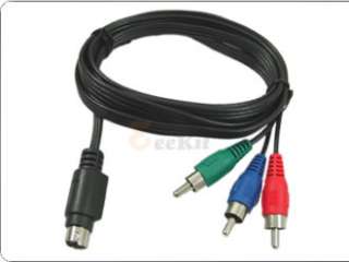 PC Laptop 7 Pin S video to TV HDTV 3RGB Component Cable  