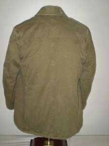 40s 50s Miltary Field jacket quilted lining sz Med 40  