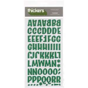  American Crafts Thickers Chipboard Stickers, Prancer Dark 