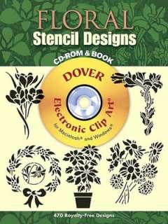   Stencil Designs CD ROM and Book (Dover Electronic Clip Art Series