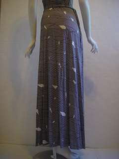 Diane Von Furstenberg samson blacklong wrap dress 8 $488 New  