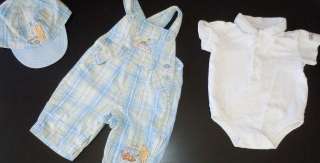 75 Used Baby Boy 3/6 & 6 Months Summer Outfits Shirt Shorts Onsies 