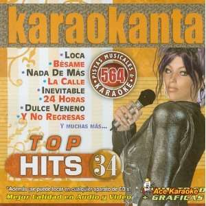  Karaokanta KAR 4564 Top Hits   34 Spanish CDG Various 