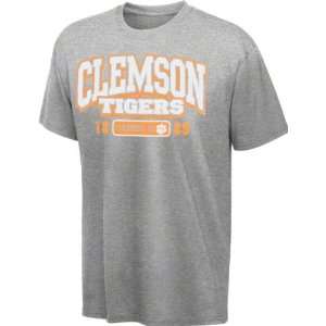  Clemson Tigers Grey Cube T Shirt: Sports & Outdoors