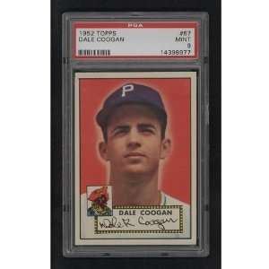  1952 Topps 87 Dale Coogan PSA MINT 9 Sports Collectibles