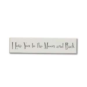  Homeworks Etc I Love You to the Moon and Back Wood Sign 