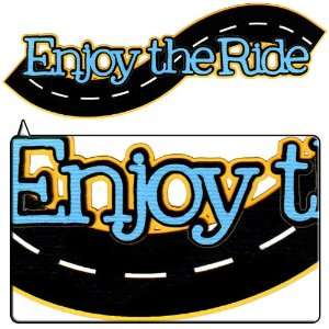  Enjoy the Ride Laser Die Cut Arts, Crafts & Sewing