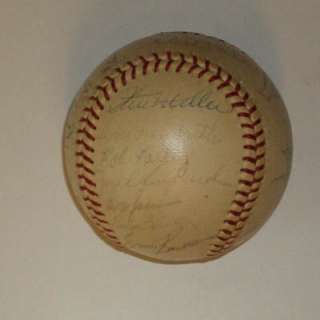 1961 SAN FRANCISCO GIANTS Signed Team Ball SF MAYS, MCCOVEY, MARICHAL 