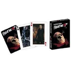    Friday The 13th Playing Cards Poker Deck 52102: Toys & Games