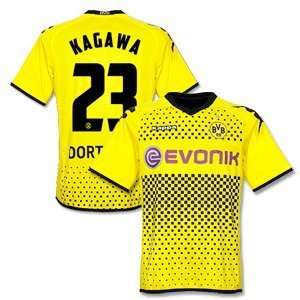  11 12 Borussia Dortmund Home Jersey + Kagawa 23: Sports 