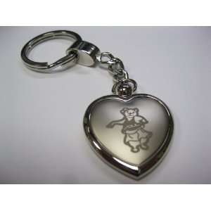 : Kia Soul Heart Shaped Key Chain with Female Hamster Image and Soul 