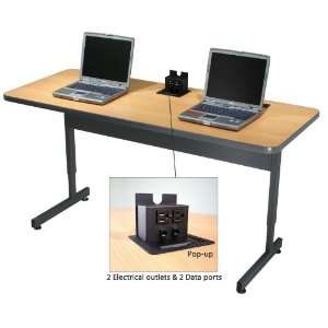  Paragon SLT30 Computer Ready Seminar Table w/ Pop up Power 