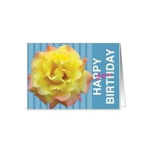  59th Birthday Yellow Rose Card Toys & Games