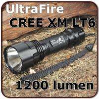 UltraFire C2 T60 CREE XM LT6 3 Mode 1200 Lumen White LED Flashlight 