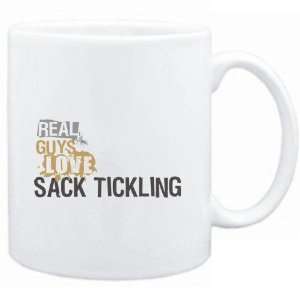   Mug White  Real guys love Sack Tickling  Sports