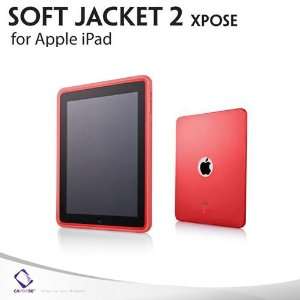  CAPDASE Soft Jacket 2 Xpose for Apple IPAD case Red Color 