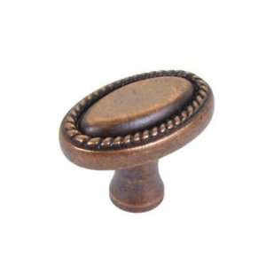  Liberty Hardware 61711AC Antique Copper Oval Knobs