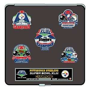   Pittsburgh Steelers Super Bowl XLIII Champs Pin Set: Sports & Outdoors