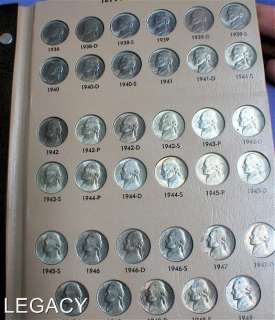 COMPLETE SET JEFFERSON NICKELS W/PROOF ONLY ISSUES (YSS  