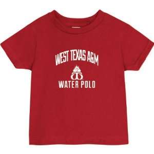 West Texas A&M Buffaloes Cardinal Red Toddler/Kids Water Polo Arch T 