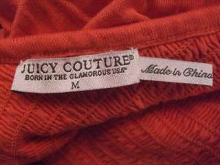 DESCRIPTION Juicy Couture  Womens Red Orange One Shoulder 